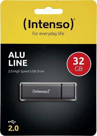 USB STICK INTENSO 32GB 2.0 ALU LINE ANTRACITE