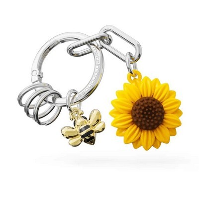 ΜΠΡΕΛΟΚ META[L]MORPHOSE KEYHOLDER/BAGCHARM NATURE COLLECTION  SUNFLOWER WITH BEE