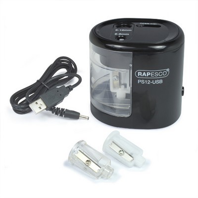 ΞΥΣΤΡΑ RAPESCO PS-12 USB ΔΙΠΛΗΣ ΜΠΑΤΑΡΙΑΣ ΜΑΥΡΗ