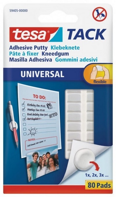 ΚΟΛΛΑ ΑΥΤΟΚΟΛΛΗΤΟ TESA TACK PUTTY UNIVERSAL 80 PADS
