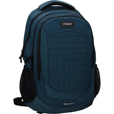ΤΣΑΝΤΑ ΣΧΟΛΙΚΗ STREET DOUBLER BLEU 33X15X47cm ΜΕ ΕΡΓΟΝΟΜΙΚΗ ΠΛΑΤΗ