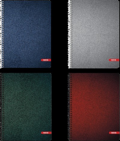 ΤΕΤΡΑΔΙΟ ΣΠΙΡΑΛ TETTRIS JEANS 21X29 3Θ 90Φ