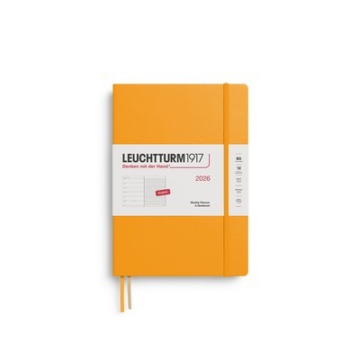 WEEKLY PLANNER & NOTEBOOK LEUCHTTURM1917 B5 2016 HARDCOVER RISING SUN