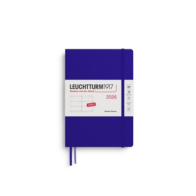 WEEKLY PLANNER & NOTEBOOK LEUCHTTURM1917MEDIUM Α5 2016 HARDCOVER INK