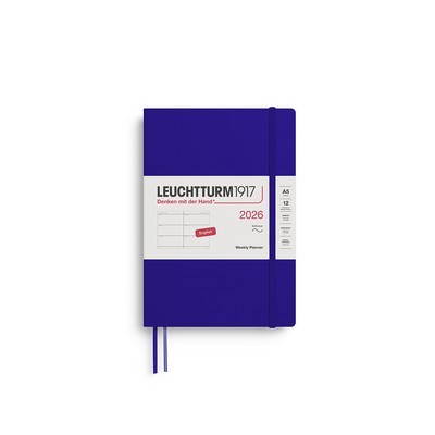 LEUCHTTURM1917 WEEKLY PLANNER MEDIUM A5 2026 SOFTCOVER INK