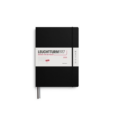 WEEK PLANNER LEUCHTTURM1917 A4 2026 HARDCOVER BLACK