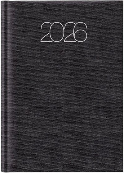 ΗΜΕΡΟΛΟΓΙΟ ΗΜΕΡΗΣΙΟ 2026 14,5Χ20,5 COTTON CLASSIC BLACK