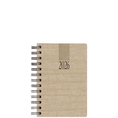 ΗΜΕΡΟΛΟΓΙΟ ΗΜΕΡΗΣΙΟ 2026 ΣΠΙΡΑΛ 14,5Χ20,5 KASHMIR ΜΠΕΖ