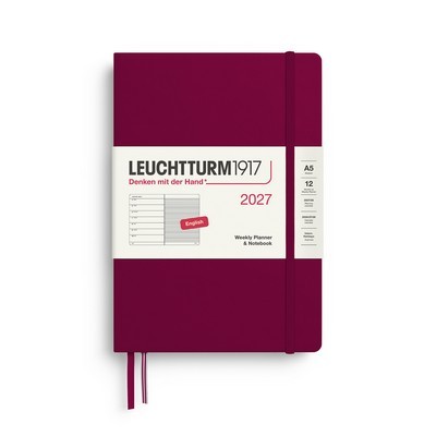 ΗΜΕΡΟΛΟΓΙΟ ΕΒΔΟΜΑΔΙΑΙΟ LEUCHTTURM1917 2027 A5 ΜΠΟΡΝΤΟ