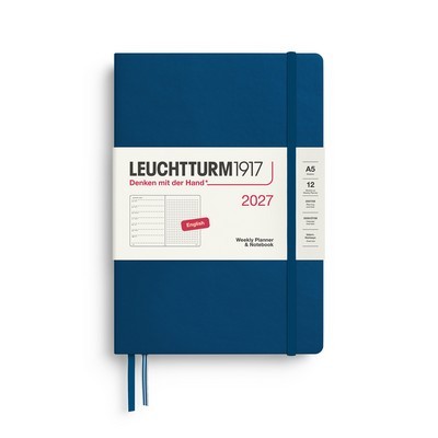 ΗΜΕΡΟΛΟΓΙΟ ΕΒΔΟΜΑΔΙΑΙΟ 2027 LECHTTURM1917 Α5 DOT INDIGO