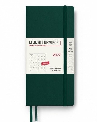 ΗΜΕΡΟΛΟΓΙΟ ΕΒΔΟΜΑΔΙΑΙΟ LEUCHTTURM1917 2027 DOT FOREST GREEN