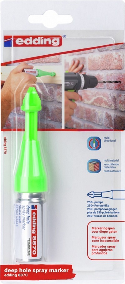 ΜΑΡΚΑΔΟΡΟΣ EDDING 8870 DEEP HOLE SPRAY ΠΡΑΣΙΝΟΣ